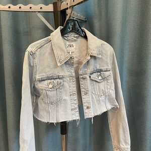 Zara Light Blue Denim Jacket